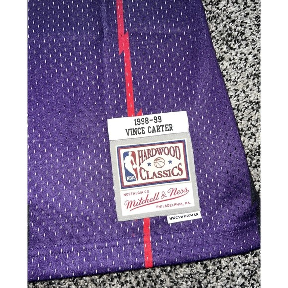 NWT Mitchell & Ness Toronto Raptors Vince Carter Fadeaway Swingman Jersey Size M - Picture 2 of 6